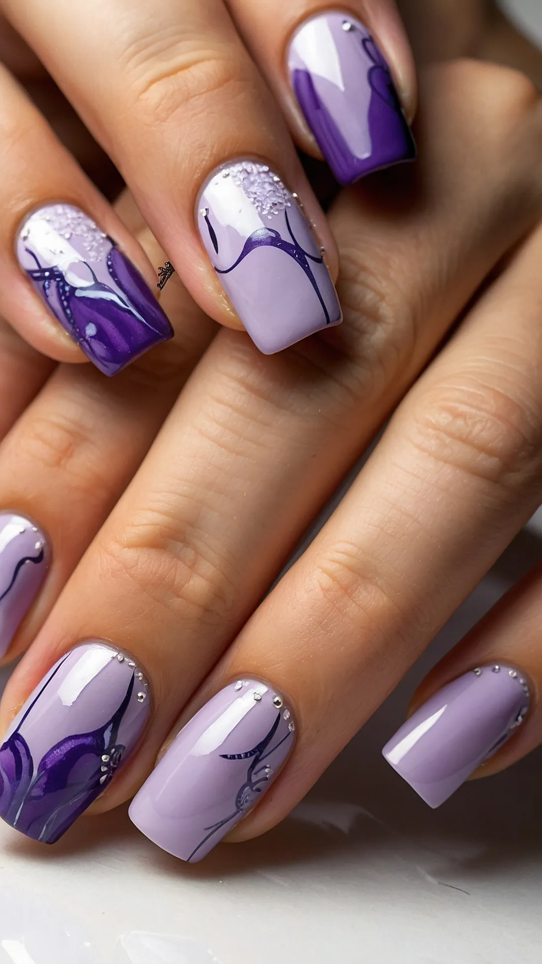 #10 Heirloom Hue Nail Design