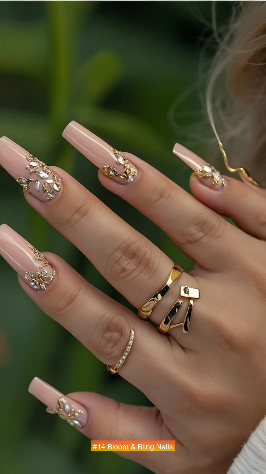 #14 Bloom & Bling Nails