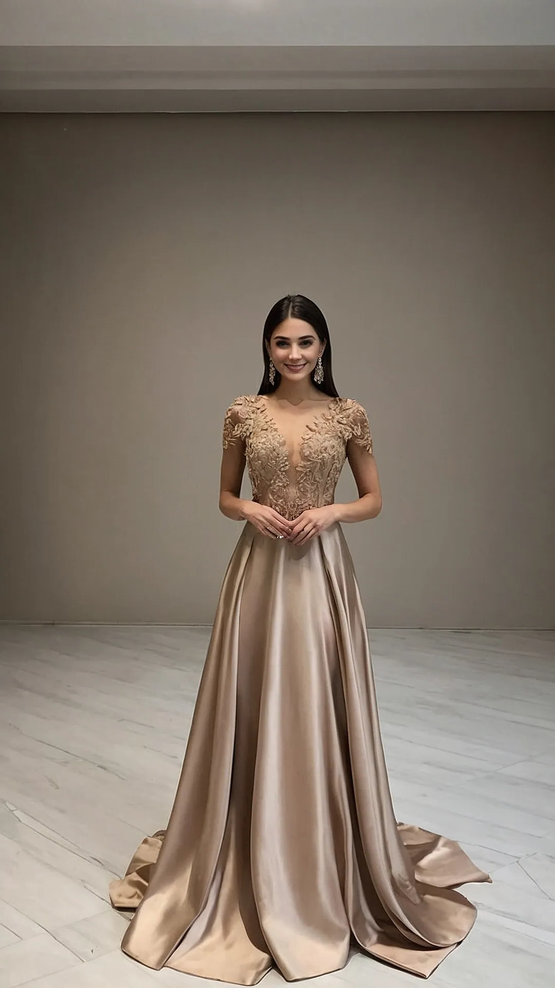 #1 Golden Glamour Dress