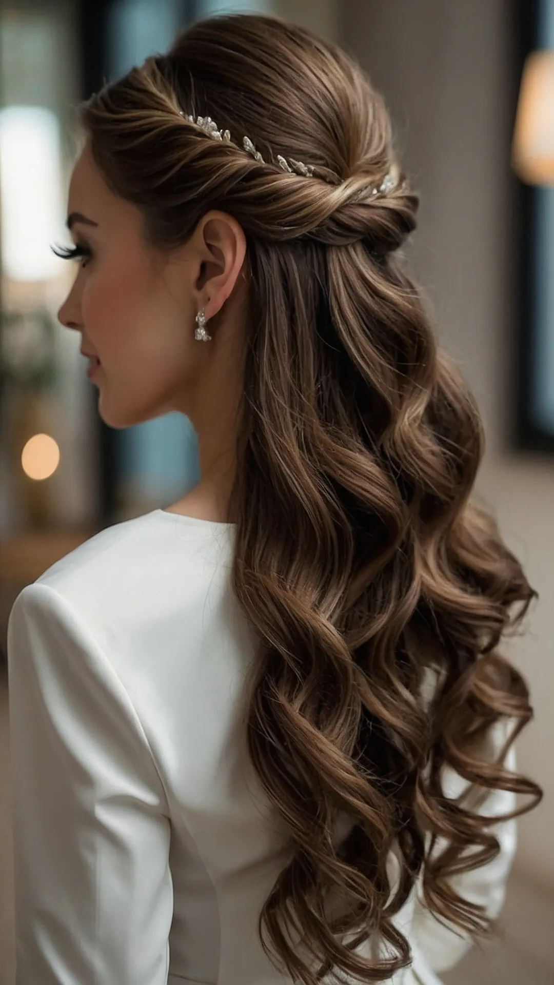 #1: Spiral Splendor Bridal Hairstyle