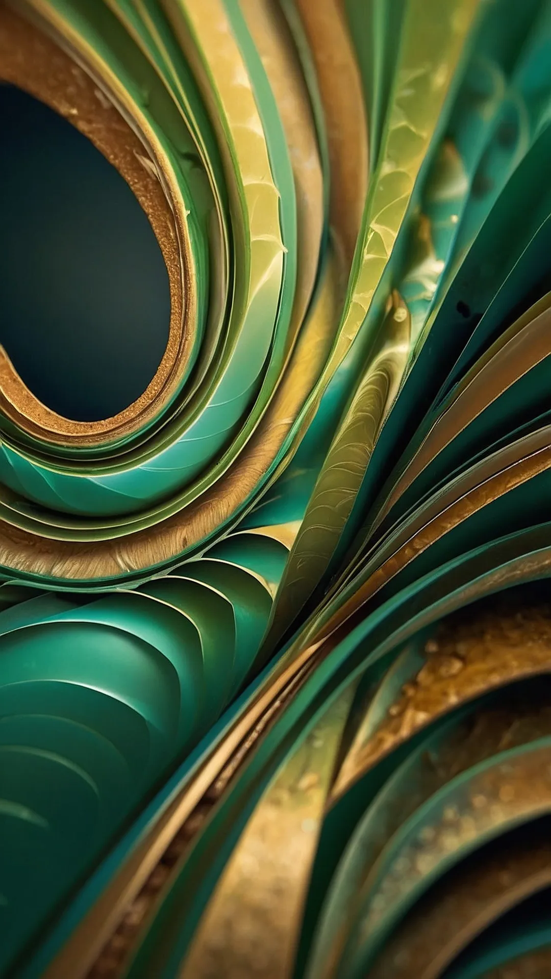 #2 Gilded Greens Wallpaper
