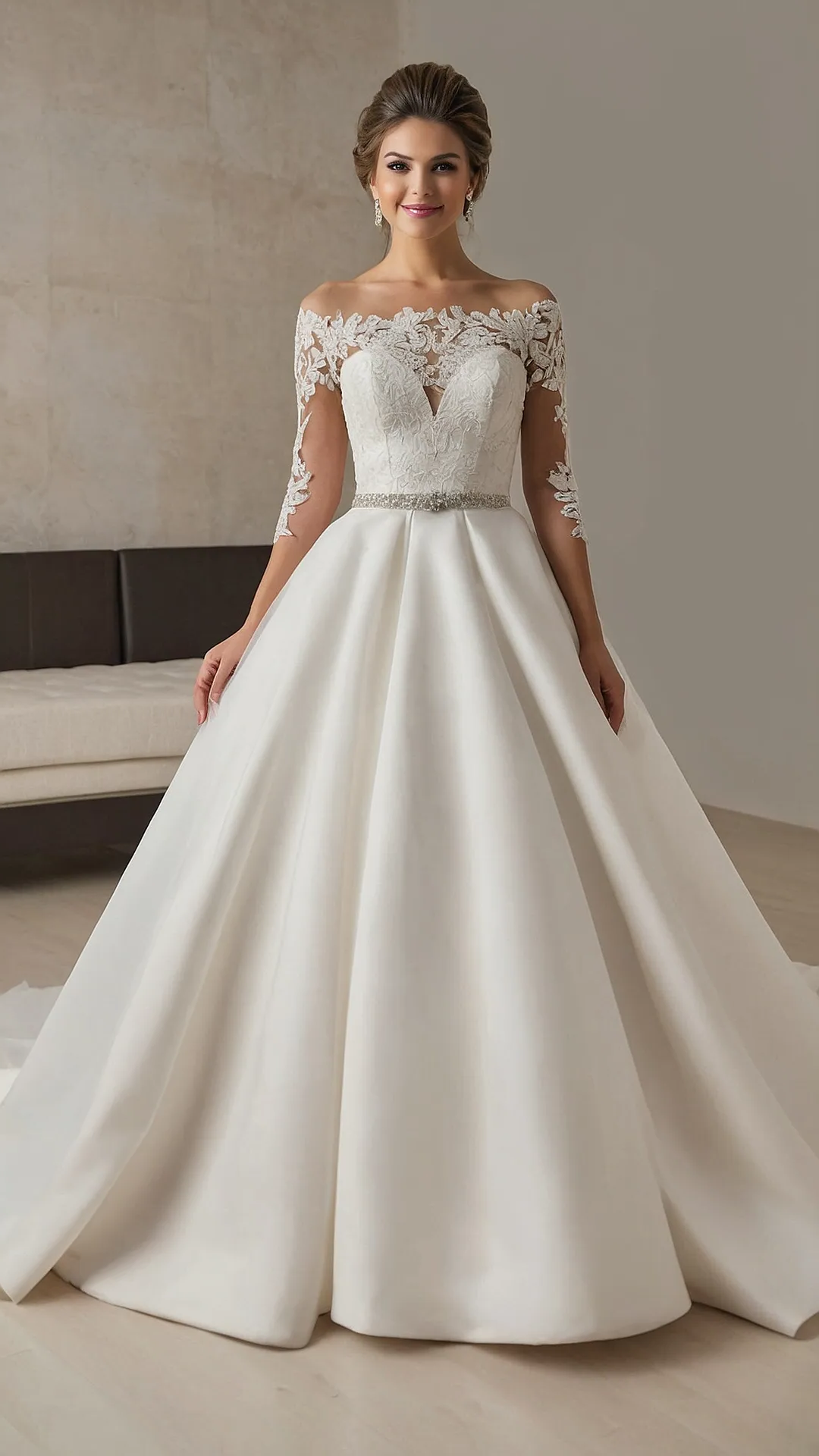 #2 Sleeve-tacular Nuptials Dress