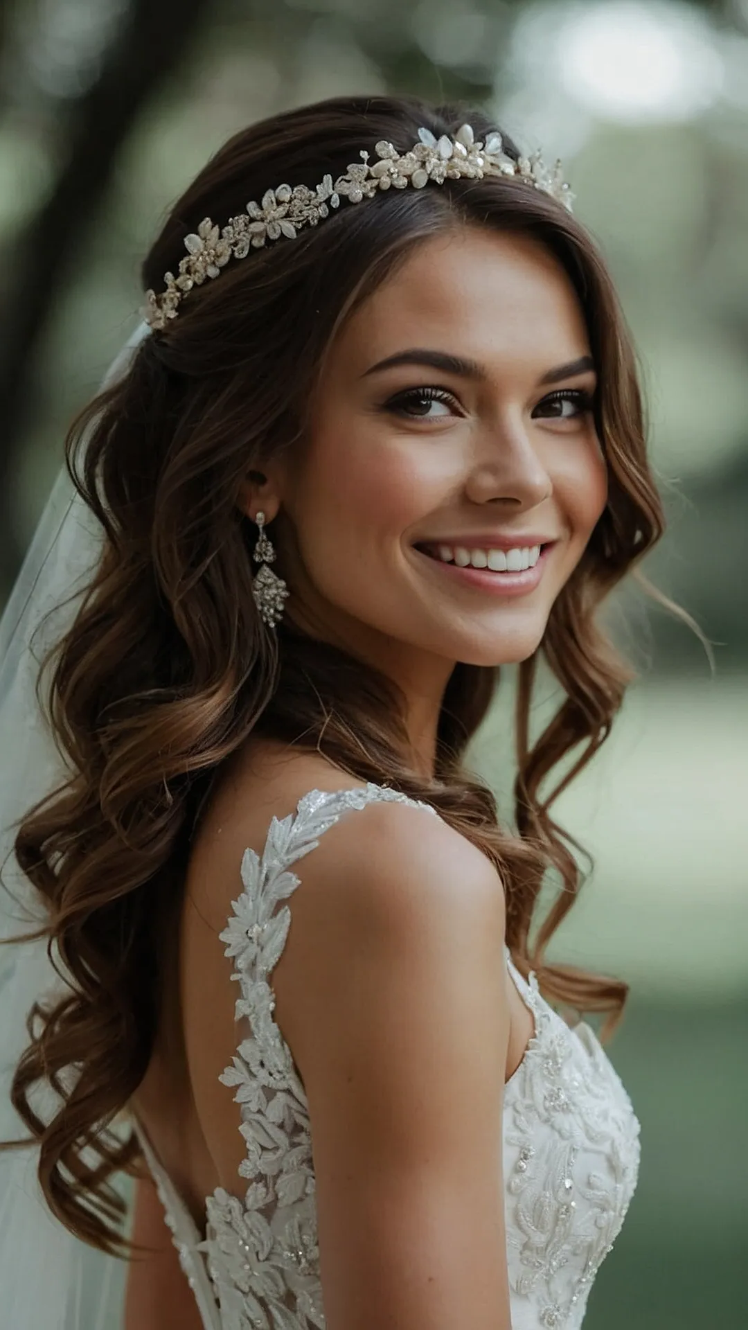 #4 Bridal Cascade Hairstyle