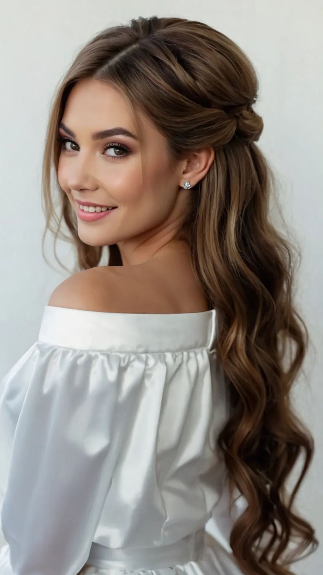 #4 Vows & Volume Wedding Hairstyle
