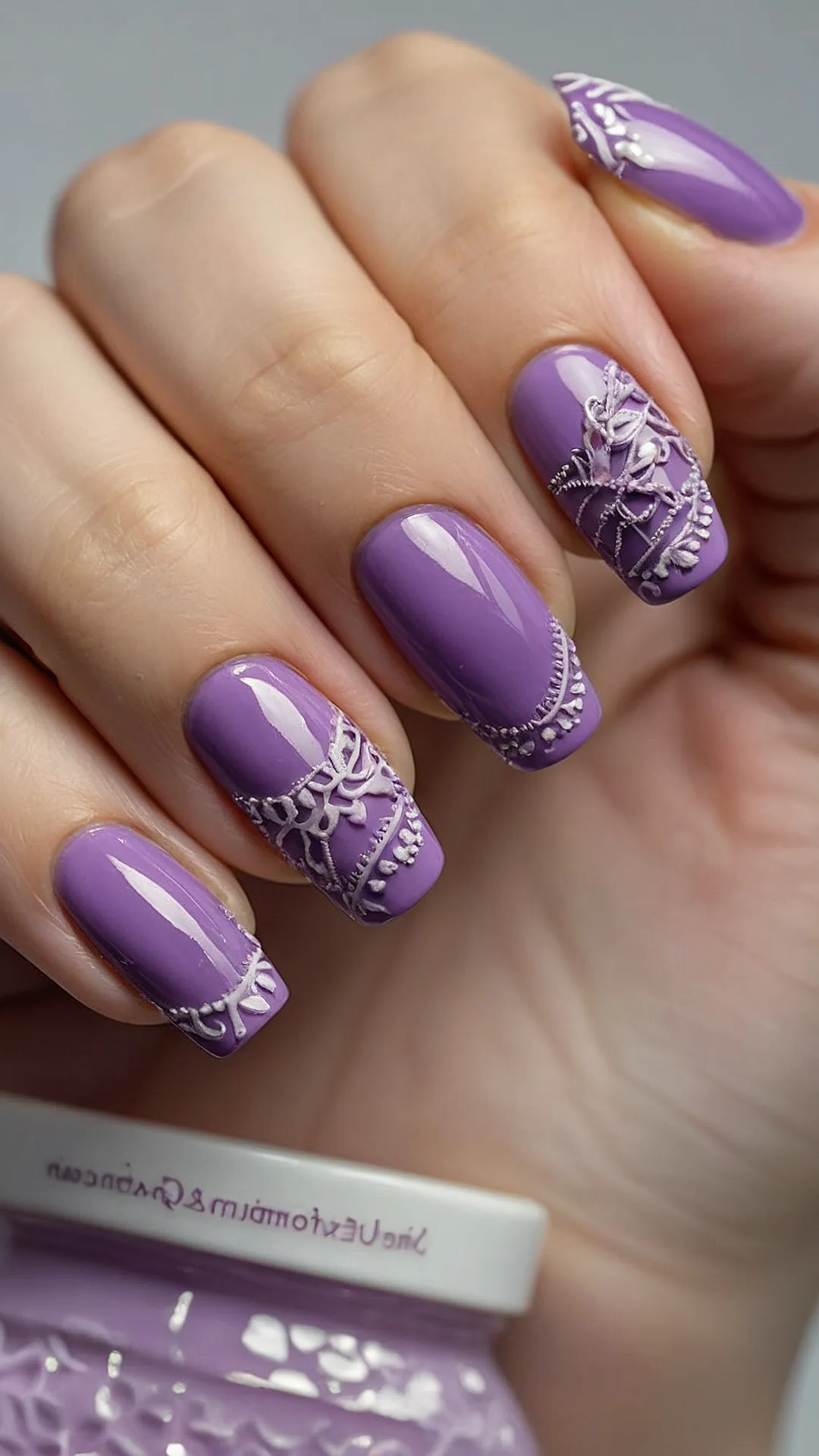 #5 Lilac Legacy Nail Design