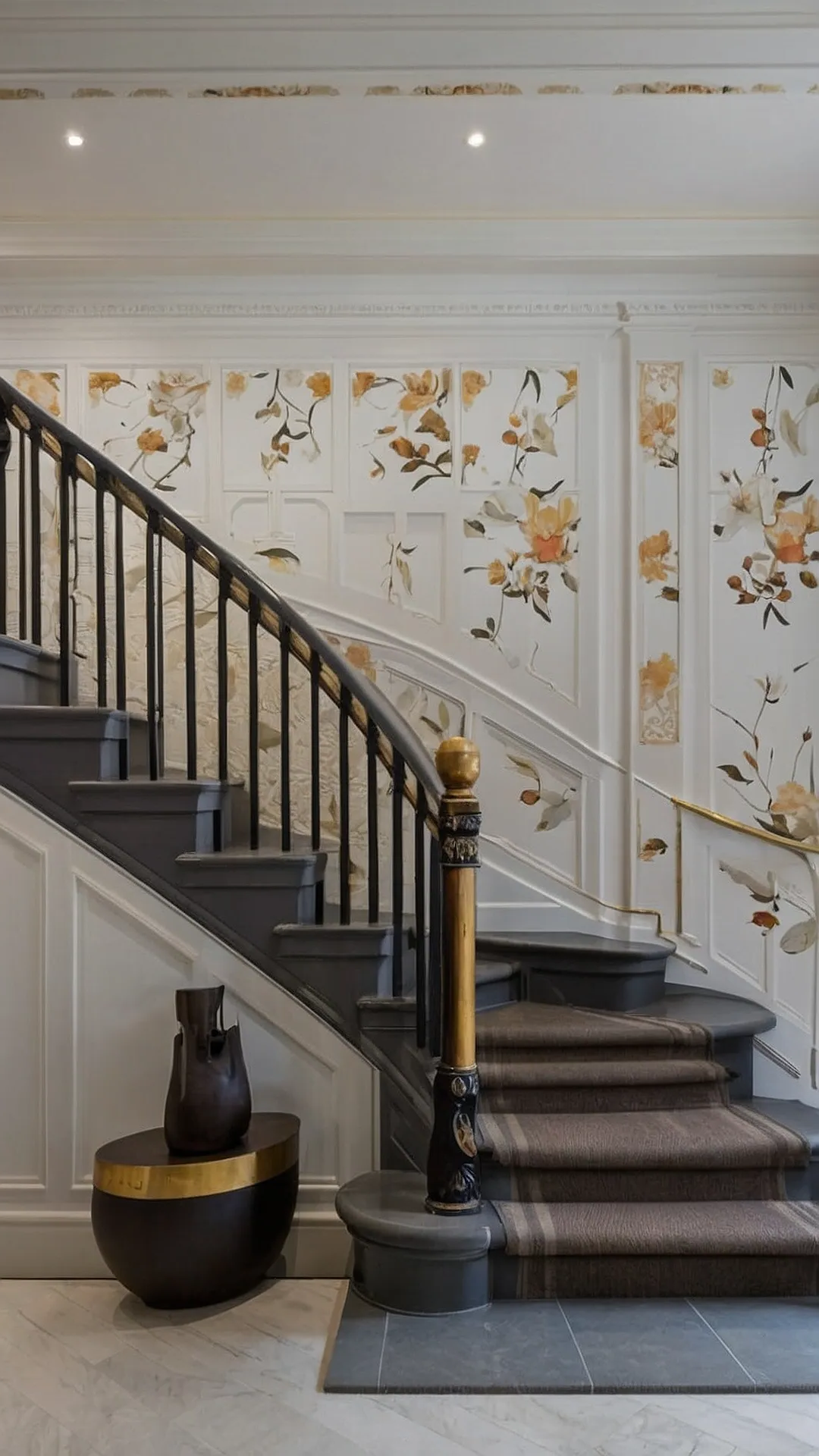 #6 Blooms Above Stairway