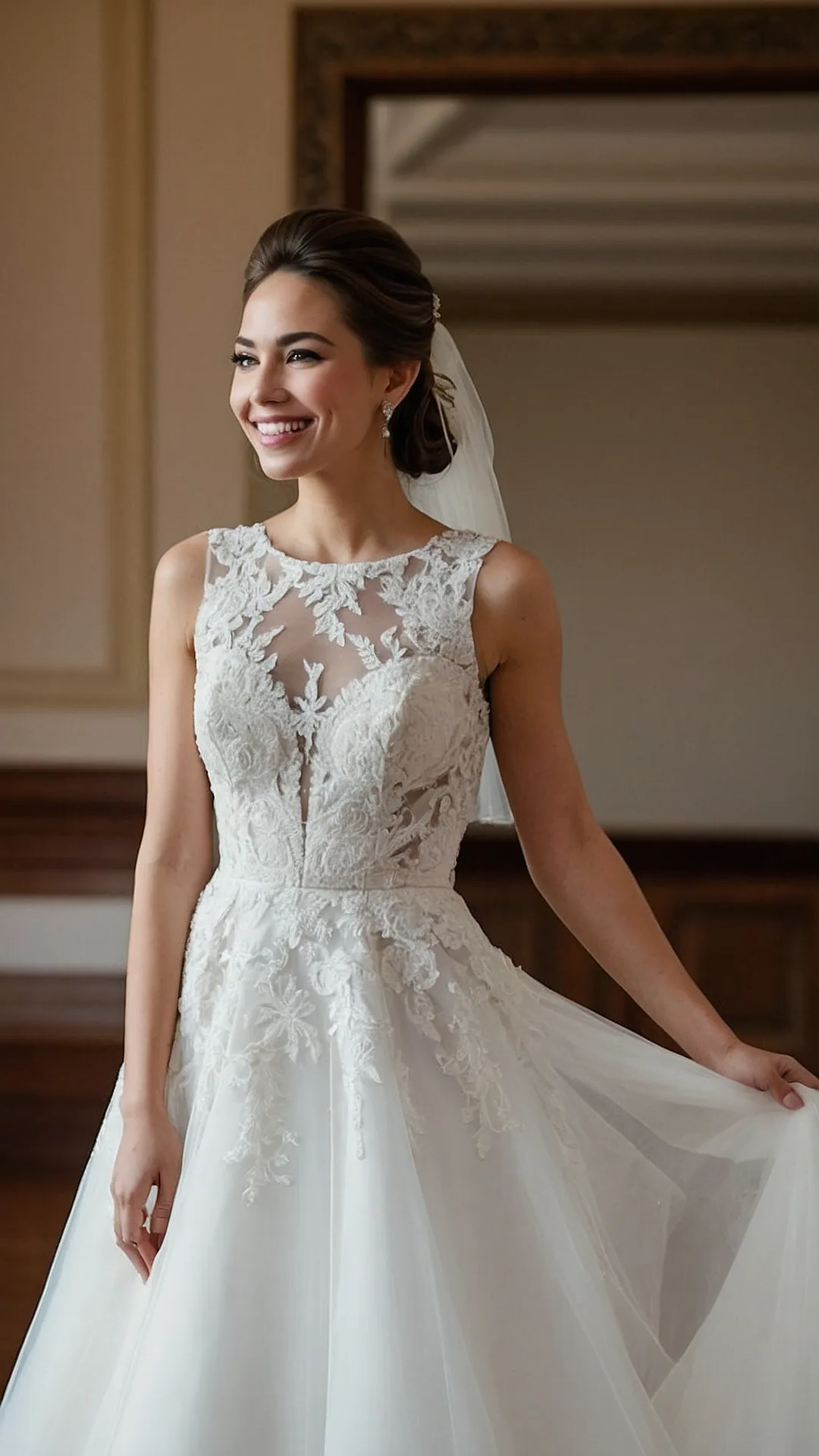 #8 Woven in Light Wedding Dress