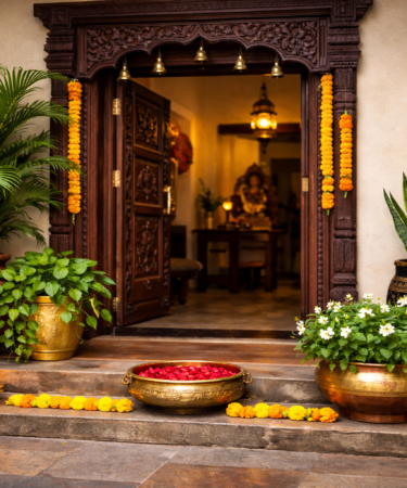 home entrance decor indian